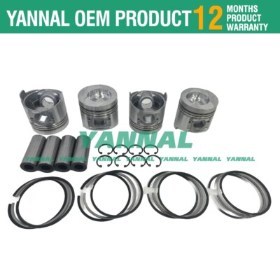 4D95 Overhaul Repair Kit For Komatsu Engine Liner Kit bearing