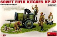 Miniart 35061 Soviet Field Kitchen Kp 42 - Russische Soldaten - 1:35