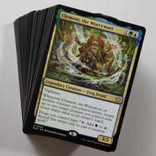 MTG Commander Clement the Worrywort Custom 100 Card Frog EDH Deck with Rares