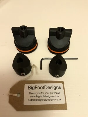 GENERIC Roland CY Style Electronic Cymbal AntiSpin Collar, Felt Washer, 8mm Nuts 2 Sets.