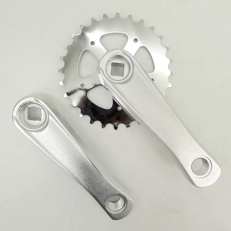 Bicycle Crank 28T Chainring 114mm Length Crankset For Children