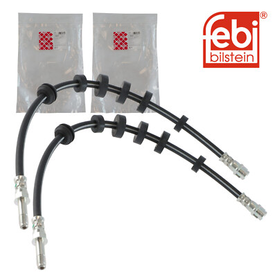 2X FEBI 28615 BREMSSCHLAUCH VORNE LINKS RECHTS FÜR AUDI A4 8K2 B8 A5 8K0611707A
