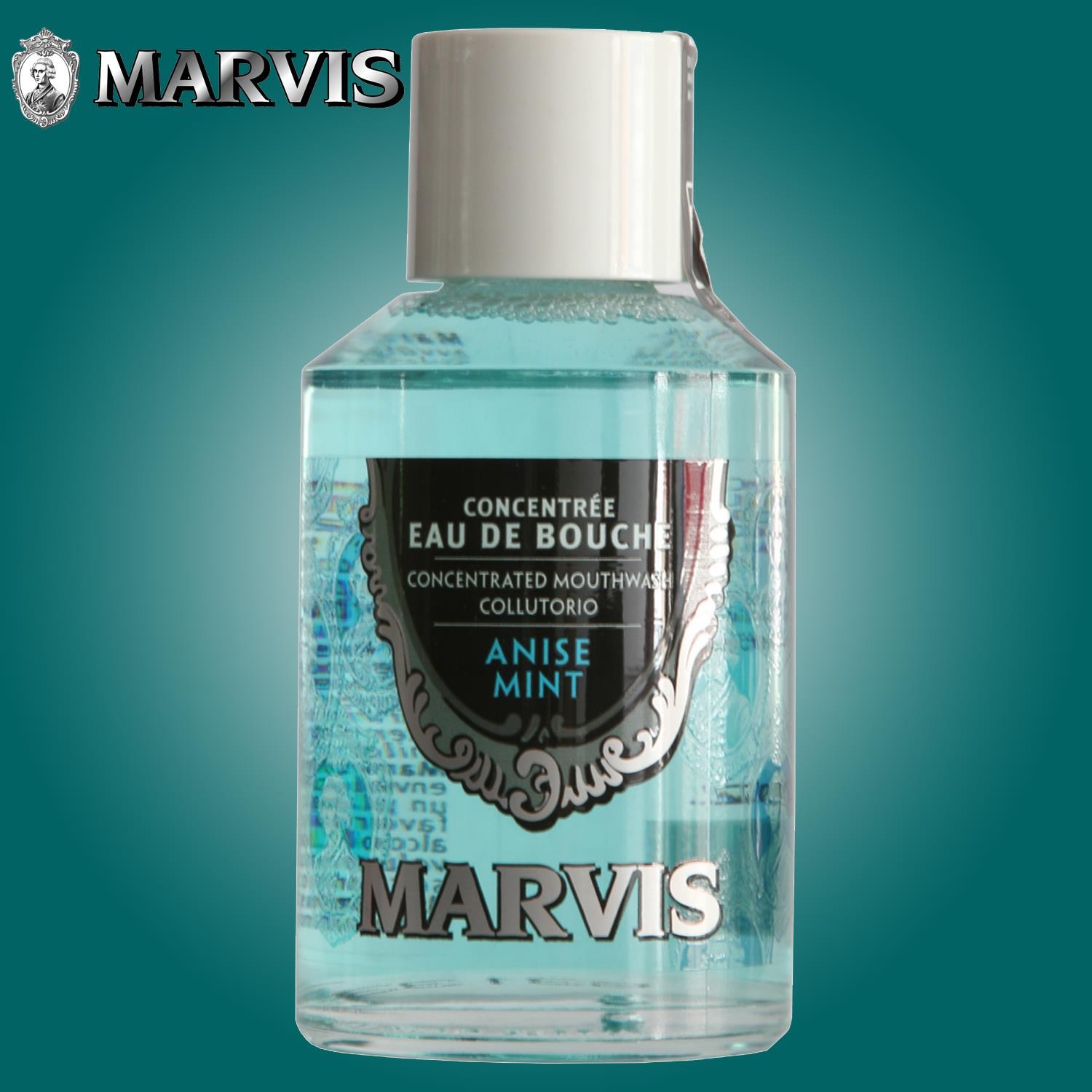 Marvis Concentree Eau de Bouche Mouthwash Anise Mint 120ml Alcohol free