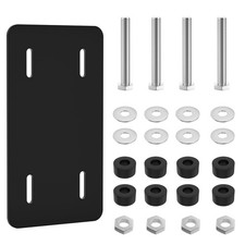 212Cc Engine Mount Plate Kit for Harbor Freight Predator 212cc Black