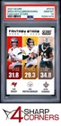 2021 PANINI SCORE FANTASY STARS #FS10 TOM BRADY-BEN ROETHLISBERGER POP 5 PSA 10