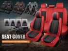 For Ford Leather 5-Seat Car Seat Cover truck Front Rear Cushion Full Set Protect