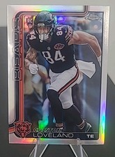Colston Loveland Rc Refractor Topps Chrome 2025 2026 Chicago Bears Te