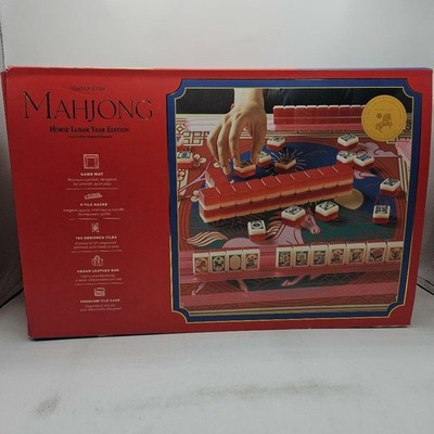 Deluxe Maison Lude Mahjong Horse Lunar Year Edition Starter Kit New-Open Box
