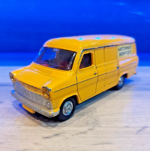 Dinky 416 Ford Transit Van Motorway Services Yellow Vintage 1:43 Scale