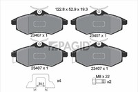 Pagid Bremsbelagsatz BremsklöTze FüR CitroëN C2 Jm_ C3 I Fc_ Fn_ Jg_