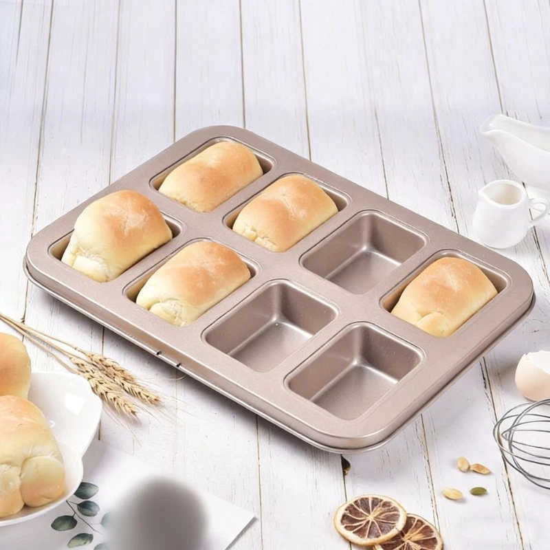 Carbon Steel Cake Pan Easy Cleaning Miniature Loaf Baking Tool Kitchen Accessory