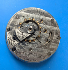 VINTAGE 18 SIZE ELGIN GRADE 316 POCKET WATCH MOVEMENT NOT RUNNING