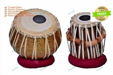 Holz Dayan Musikinstrument mit Koffer Messing Tabla Set Pr?gedesign Sheesham