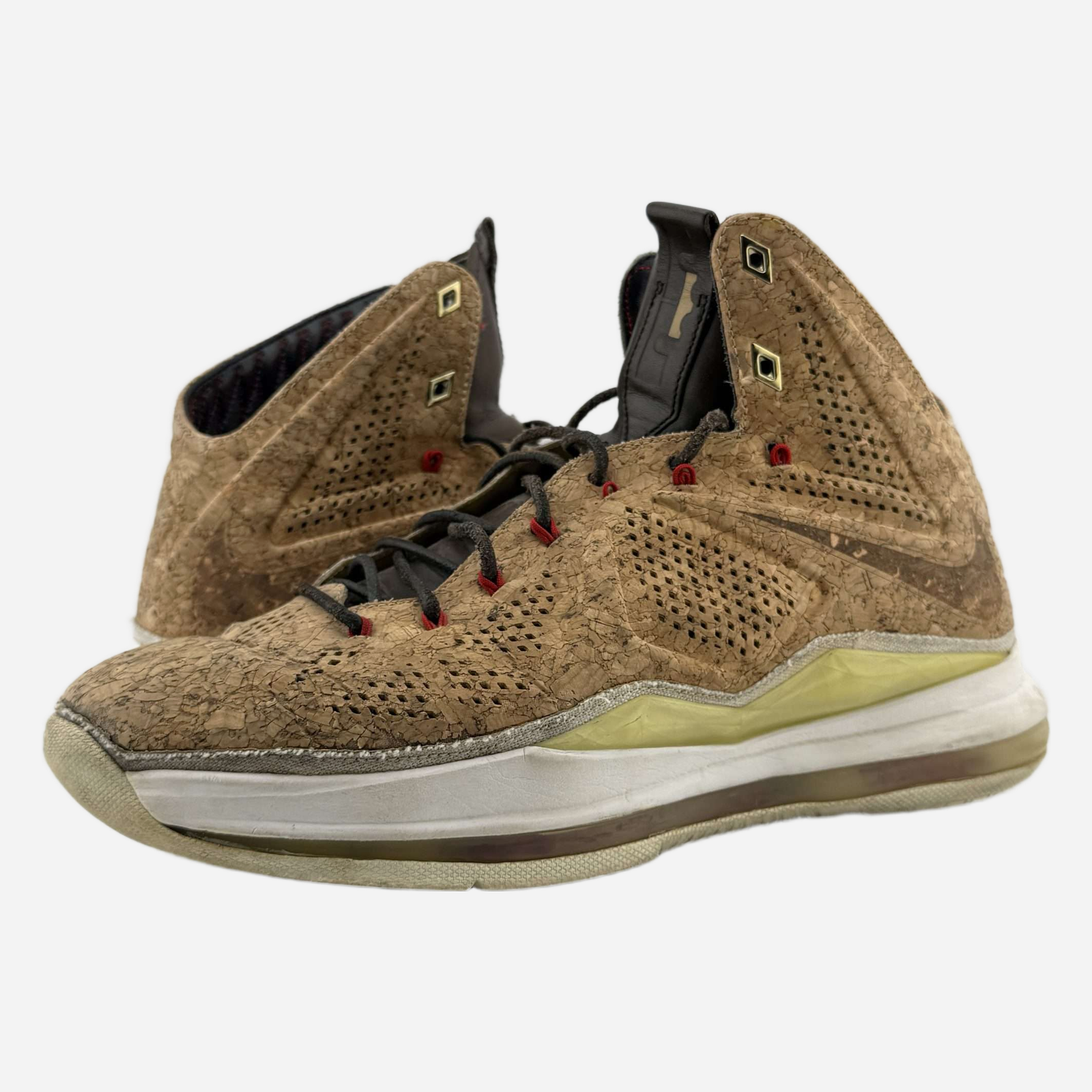 Nike LeBron 10 EXT Cork 9.5 Used OG Box 580890-200