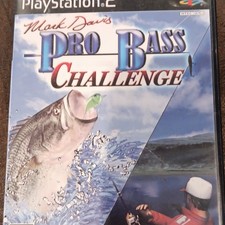 SIMS Mark Davis Pro Bass Challenge PS2 E Sports Fishing Game