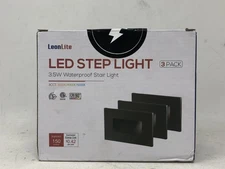 LeonLite LED Step Light 3.5 W Waterproof Stair Light 3 PK- SV239421-6PM