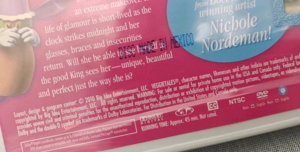 Sweetpea Beauty: A Girl After God's Own Heart - DVD By VeggieTales Sealed EU9 - Image 4 of 4