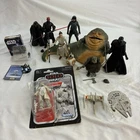 Star Wars Toy Lot LOOSE Black Series Squadrons Hot Wheels Cards Jabba Vintage Co