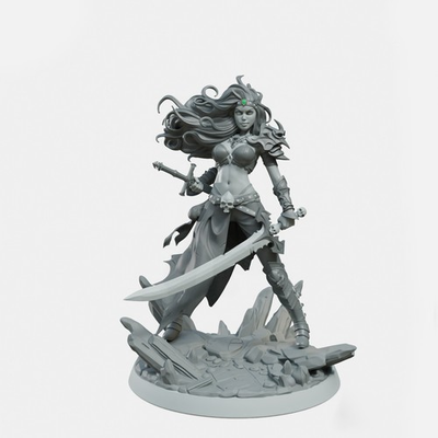 #ad #ad Kyra by Female Miniatures Damp;D DnD Exotic Pinup Print on Demand $35.00