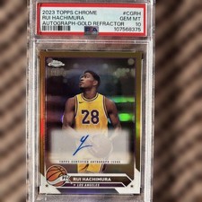 2023 Topps Chrome Rui Hachimura PSA10