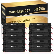 10PK 057 Toner Compatible for Canon 057 057H LBP227 233 226 MF445 453 With Chip
