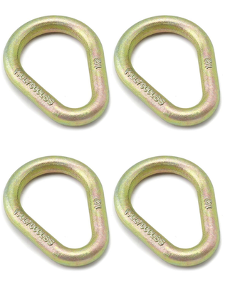 #ad G80 Pear Link 1 2 4 Pack 4000lb WLL for 1 2 Wire Rope Heavy Duty Sling Connector $34.99