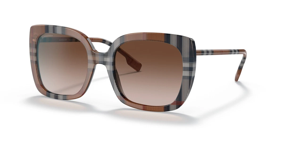 Burberry B 4235-Q 3316/13 Light Brown Oversized Women\'s Sunglasses 57-16-140 Burberry Oversized Brown Sunglasses for Women for sale | eBay main image 4