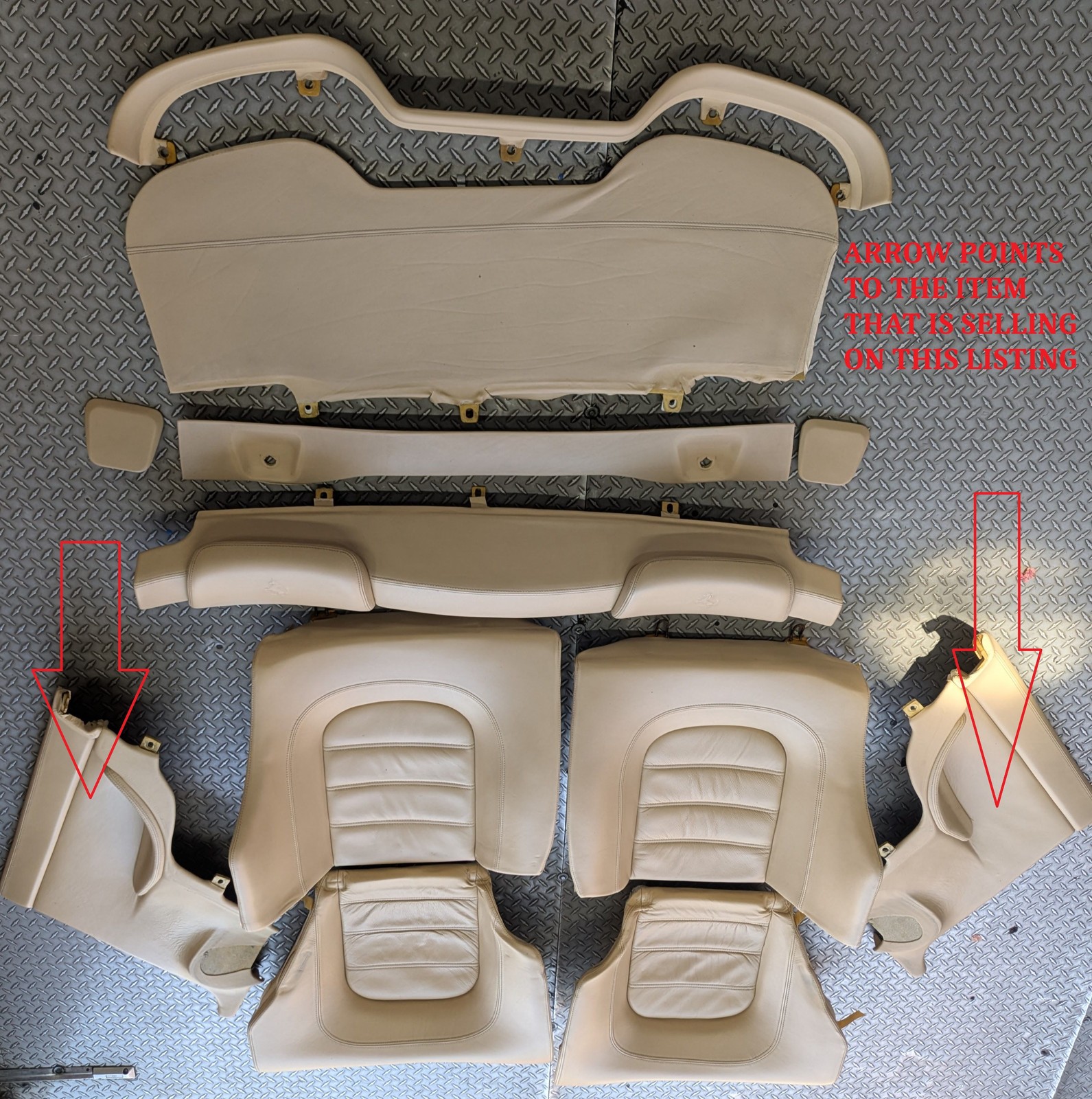 Ferrari 456 REAR Seat P/N 65917500