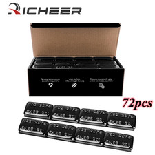 1oz Wheel Weights Stick-on Adhesive Tape Tire Balancer 72 Pcs 1 Box Black