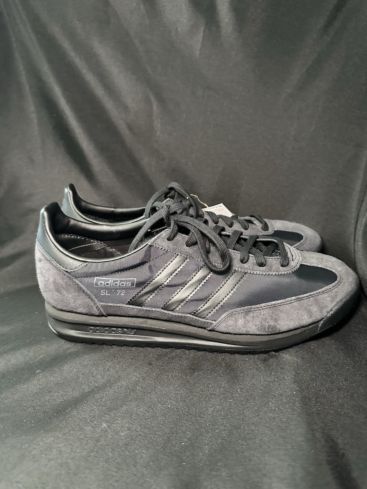 Adidas Originals SL 72 RS Low Top CoreBlack Carbon Men's IH8019 Sz 12.5