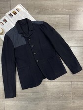 Men AllSaints Navy Wool Blazer 36 / S / 44