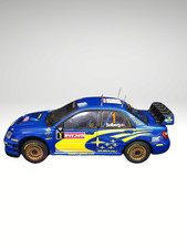 Sun Star 1:18 Subaru Impreza WRC 2004 Rally Japan Winner Solberg