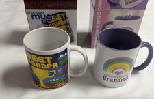Best Grandma And Best Grandpa Mugs Brand New