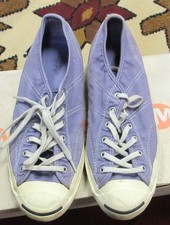Vintage Converse Jack Purcell Womens Size 9 lilac low sneakers