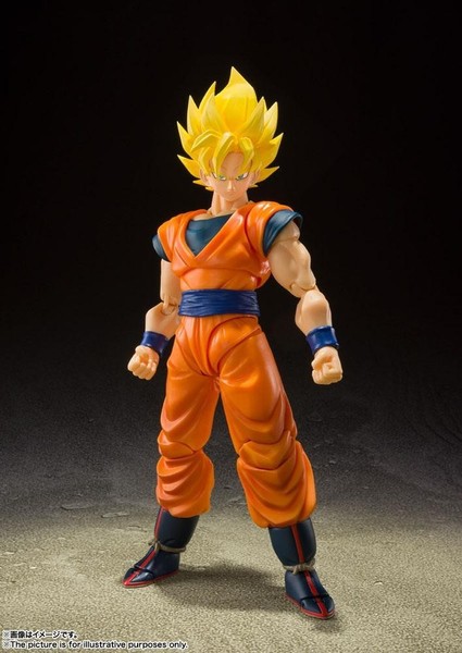 Son Goku Super Saiyan Full Power Figura 14 Cm Dragon Ball Z SH Figuarts Tamashii