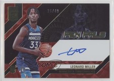 2023-24 Donruss Elite Pen Pals Red 15/49 Leonard Miller #PP-LMM Auto 3hd