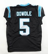 Rico Dowdle Panthers Pro Cut Jersey (JSA QR Code) Carolina's #1 Running Back