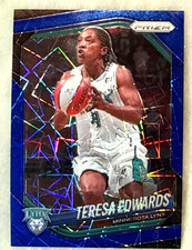 Teresa Edwards 2025 Panini Prizm WNBA Blue Velocity Prizm Card-#126 Minnesota