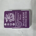 Wessex Mint 24x1g 999 Fine Silver George & the Dragon Bullion Bars New Sealed