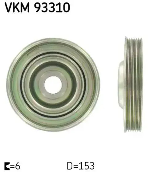 Crankshaft Pulley VKM 93310 SKF for CITROËN PEUGEOT FIAT FORD VOLVO TOYOTA DS - Image 7