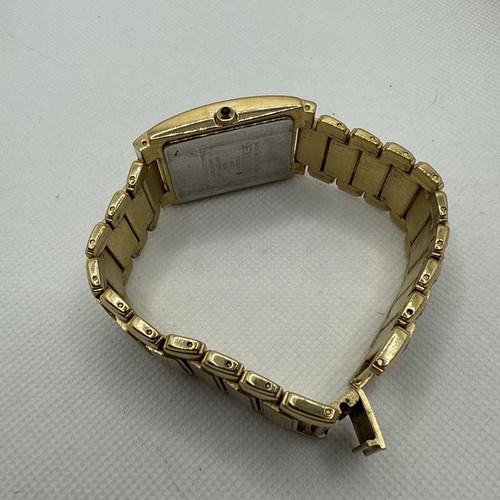 Mens Elgin FG066N Gold Stainless Steel Diamond Date Watch - New Battery - Picture 6 of 7