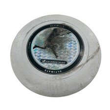 WHAM-O Ultimate Frisbee Disc White  Thrashed Flying Disc 175 Gram Fast Shipping