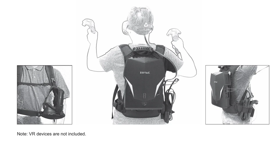 🔥 Zotac VR GO 3.1 ZBOX-VR7N3K🔥 Intel I7-9850H🔥RTX3000 6GB🔥16GB Ram🔥240SSD - Image 3 of 4