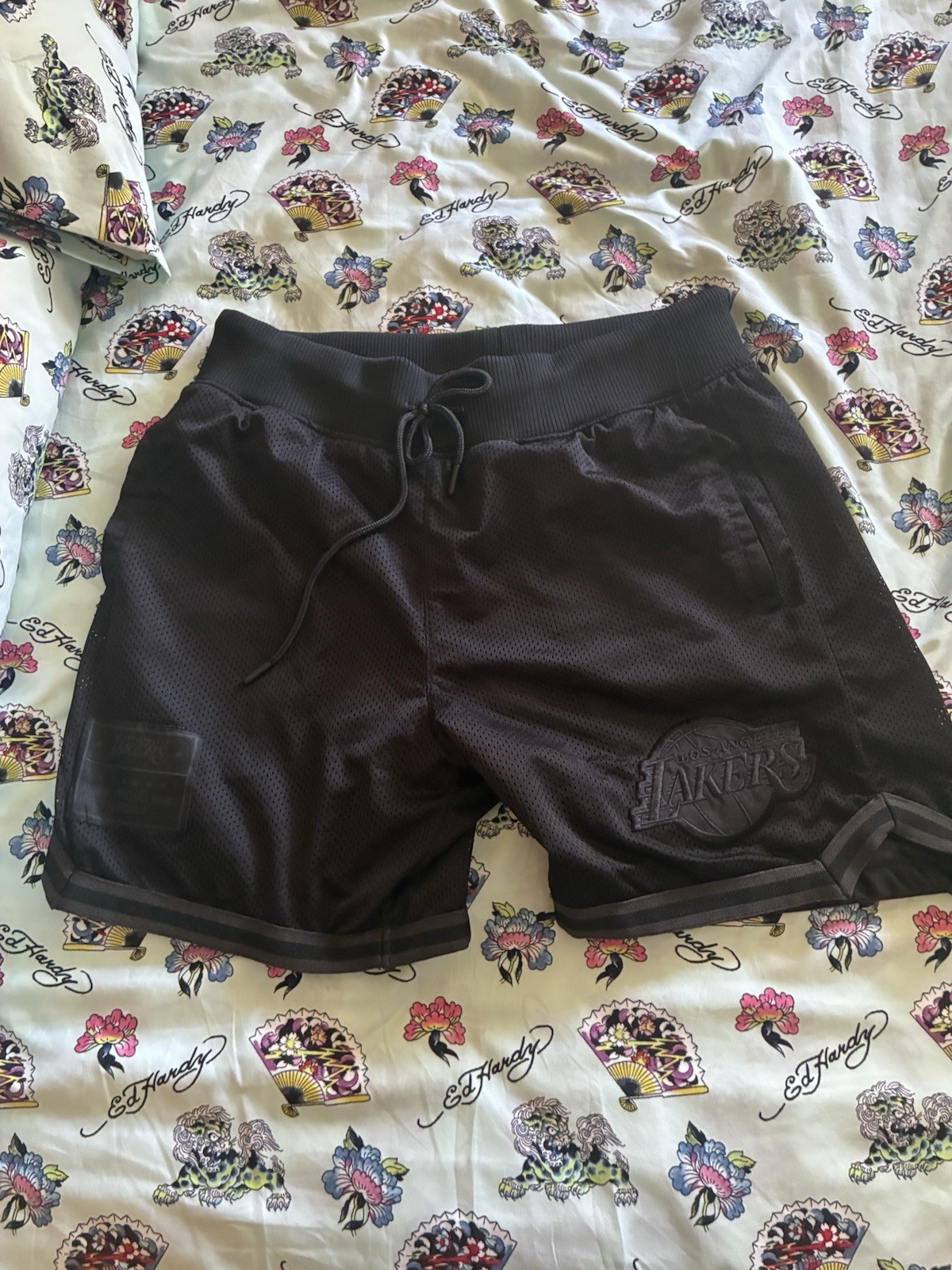 Lakers All Black Shorts
