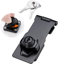 Flip Latch 3-Mm Thickened Heavy Duty Hasp Safety Door Lock Gate Latches for Doub