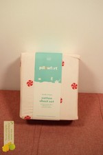 Pillowfort Twin Candy Stripes Kids' Cotton Sheet Set