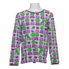 Duns Sweden, Langarmshirt, Größe: 140, Lila/Grün/Weiß/Mehrfarbig #de4