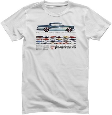 Buick T-Shirt-Low and Mighty Riviera Vintage Add GM-1-VA011