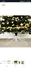 Large Christmas Tree Stand for Artificial Foldable Metal Xmas 2 Pcs 24" and 16"