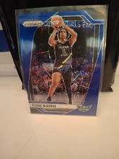 2024 Panini Prizm WNBA #105 Teaira McCowan Blue Velocity Prizms
